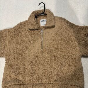 Hollister Tan Sherpa Pullover